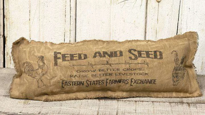 Feed & Seed Pillow, 17x6