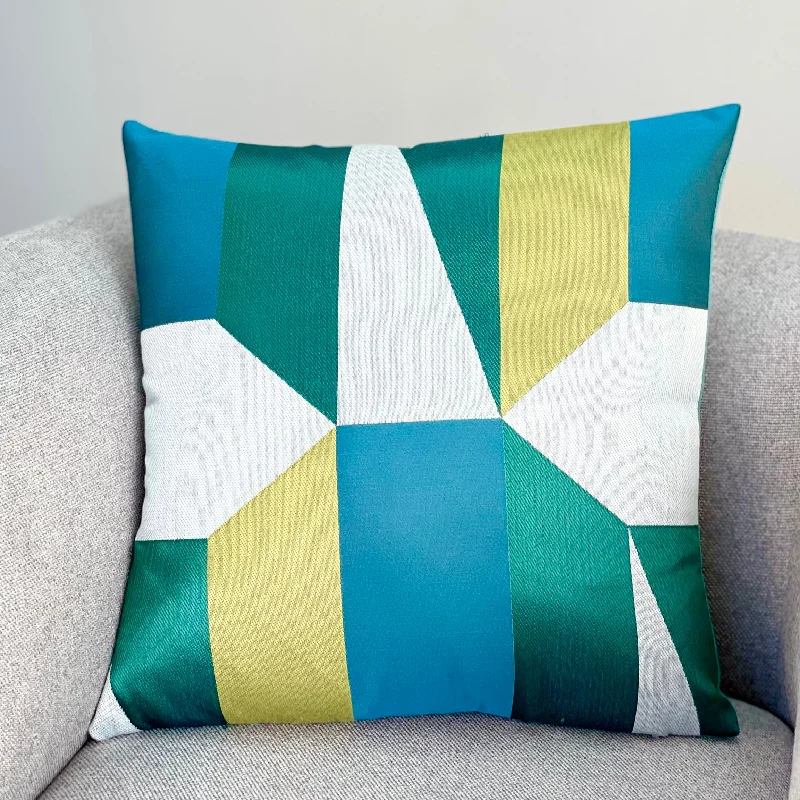 Geometric Patches Pillow