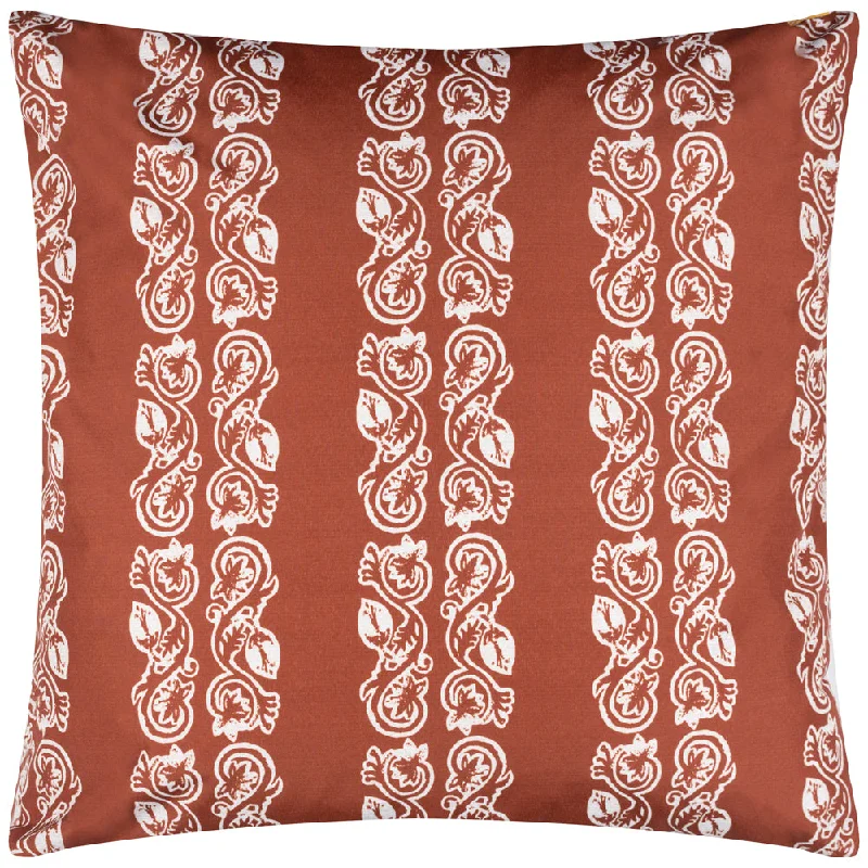 Kalindi Stripe Outdoor Cushion Terracota