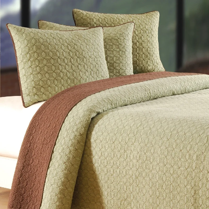 Circle Ring Green Standard Sham