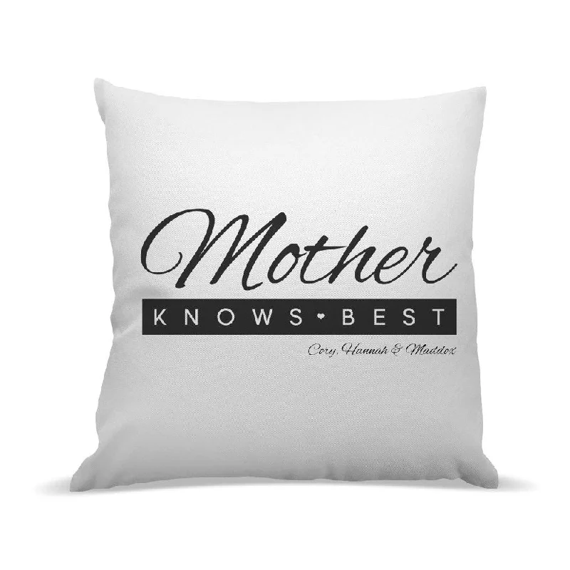 Mother Knows Best Premium Cushion Cover (Temporarily Out of Stock)