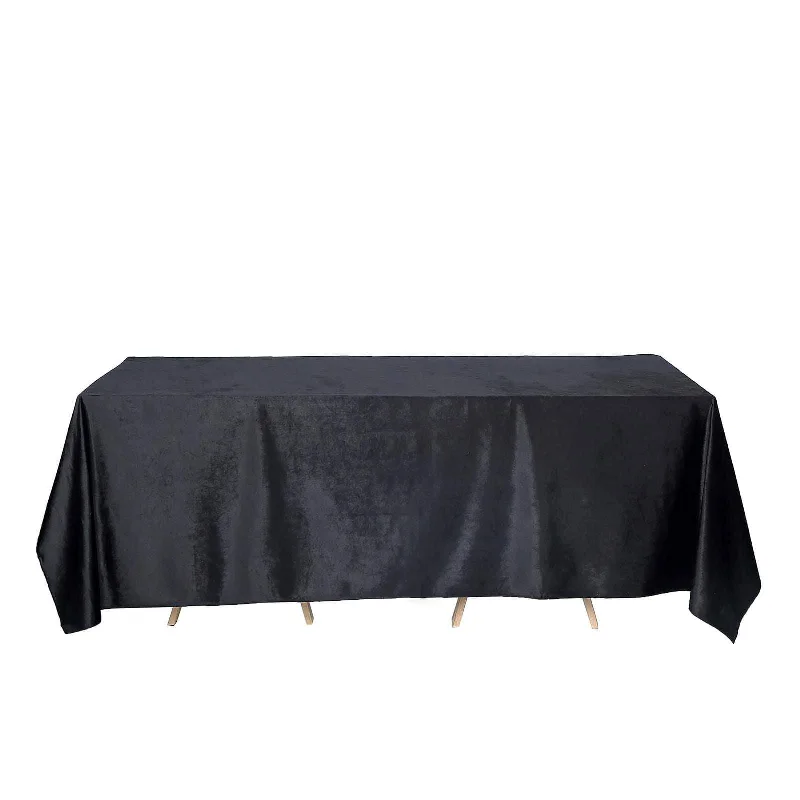 90"x132" Premium Velvet Rectangular Tablecloth