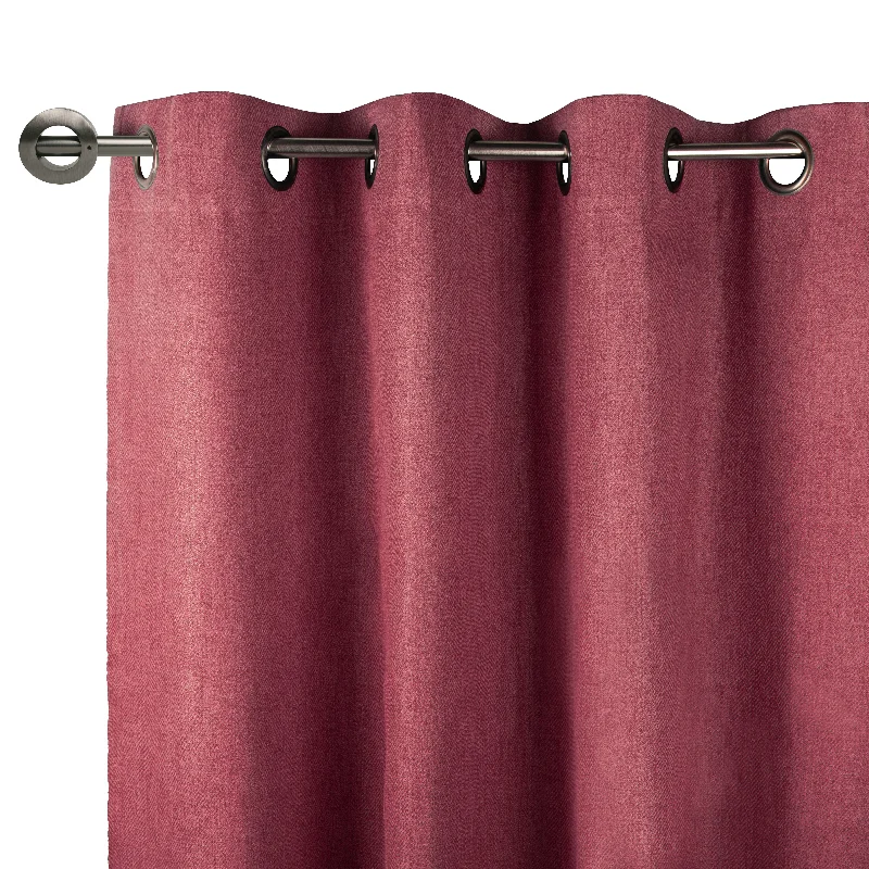 Dimout grommet panel - Oxford - Merlot - 54 x 85 inch (137 x 215 cm)