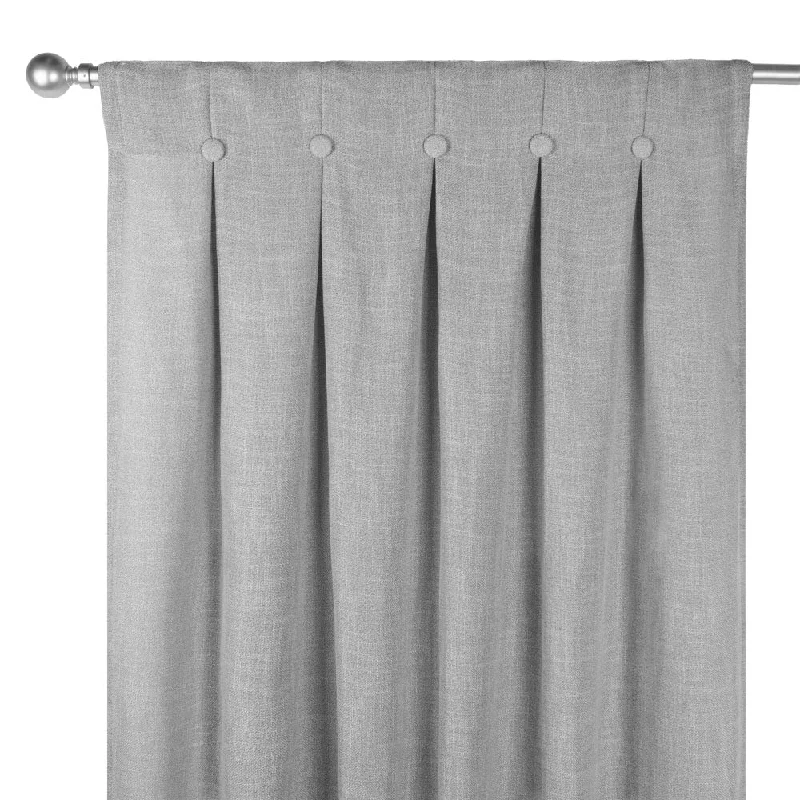 Hidden tab curtain panel -  City - Grey - 34 x 84''