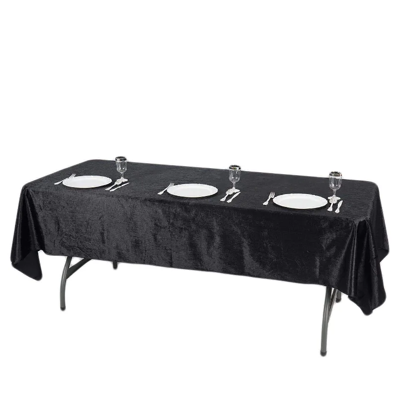 60"x102" Premium Velvet Rectangular Tablecloth