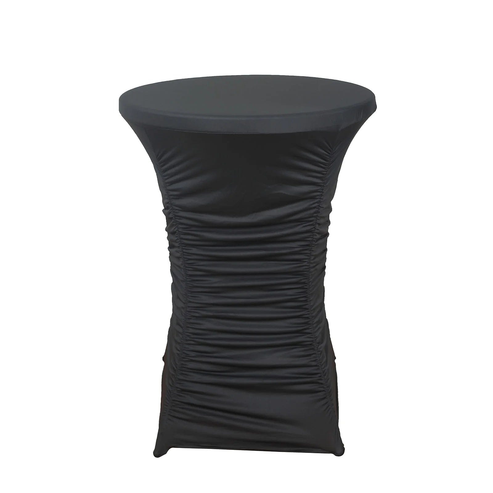 Cocktail Table Cover Ruched Pleated Heavy Duty Spandex Tablecloth